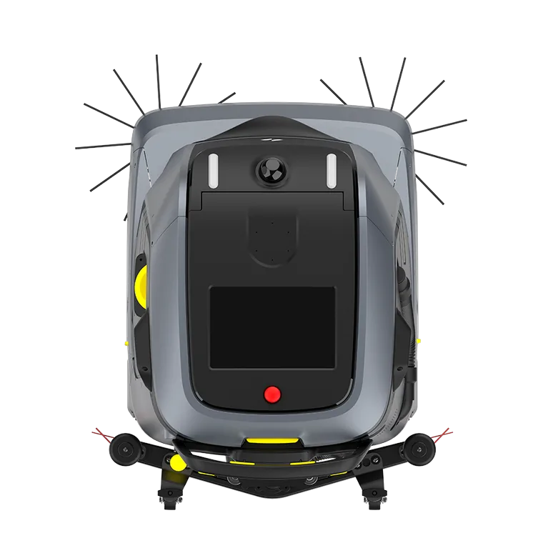 Ecobot Mira, вид сверху