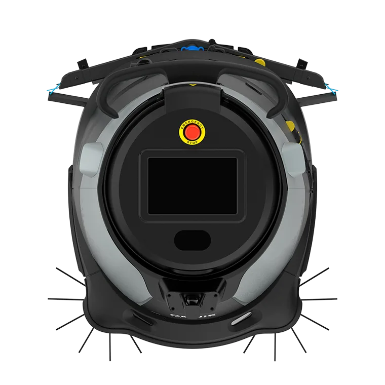 Ecobot Omnie, вид сверху