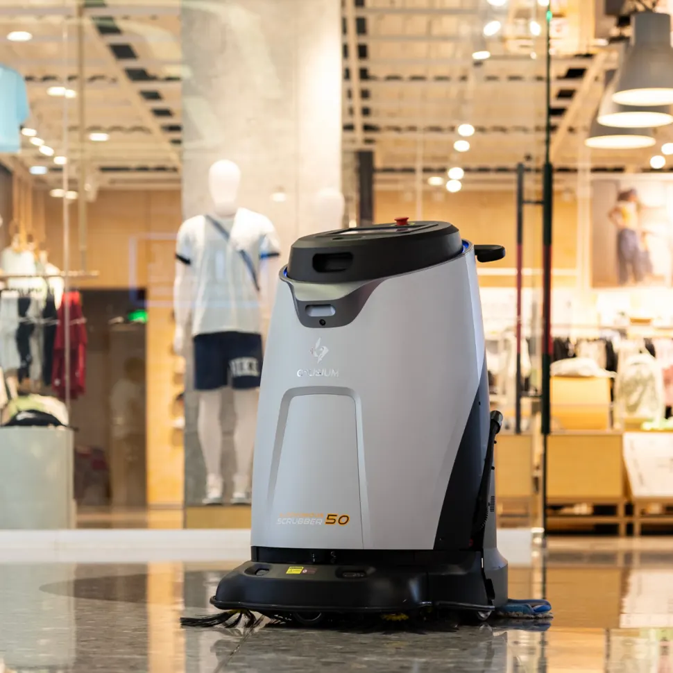 Scrubber 50 Pro в торговом центре