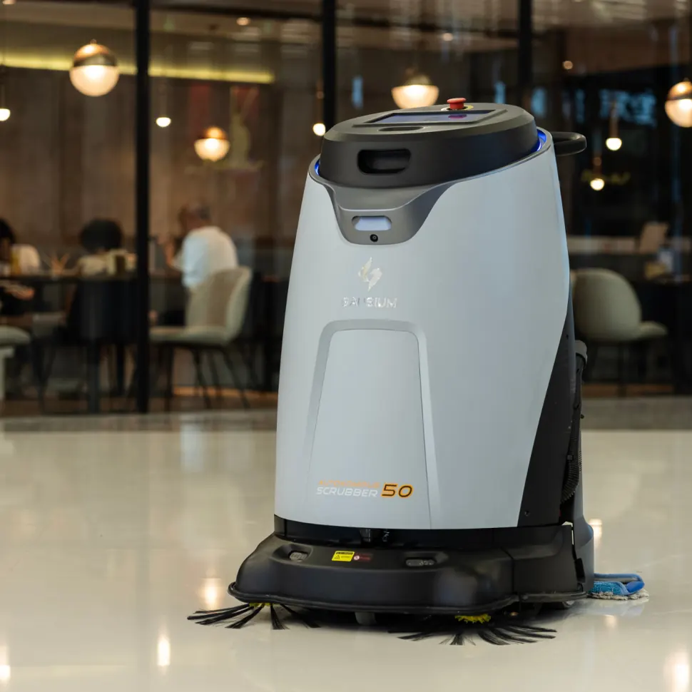 Scrubber 50 Pro в кафе